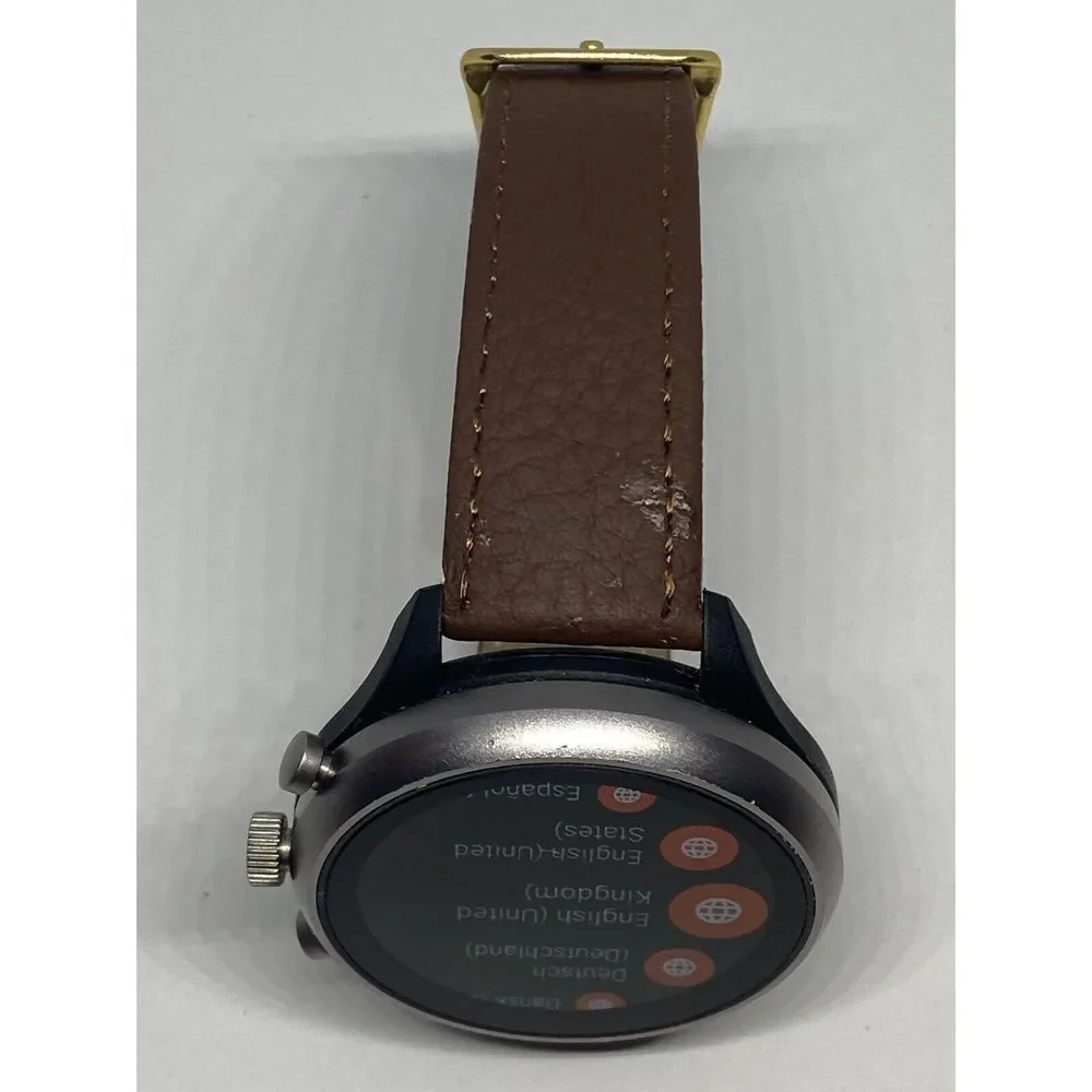 Fossil Gen 4 Authentic Digital Dial Smart Watch Custom Band FTW6024 AB552